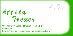 attila treuer business card